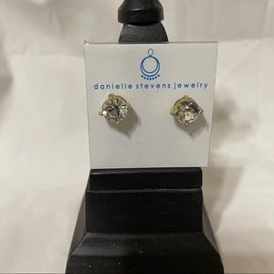 Danielle Stevens Rhinestone Stud Earrings